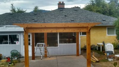 Pergola made in Victoria BC