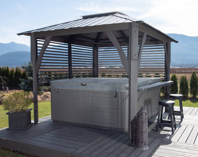 Spa Enclosure Napa 9x9 - Semi Enclosed