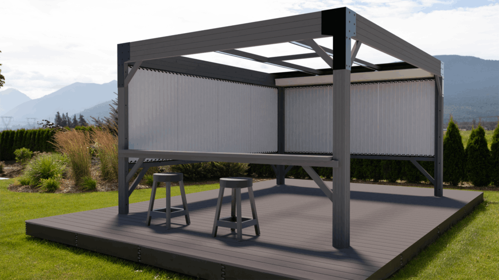Spa Enclosure Tucson 11x14 - Open Air