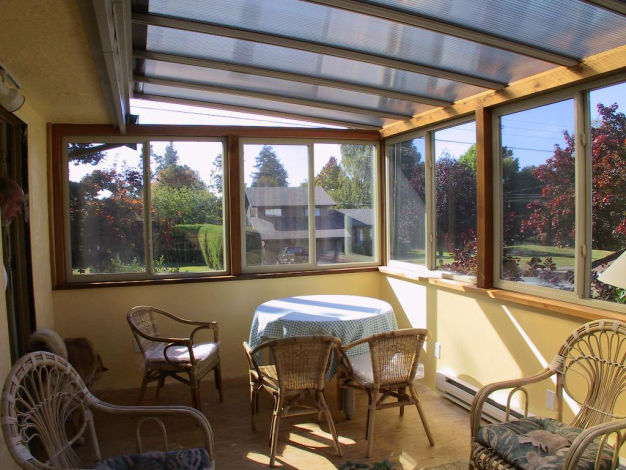 Sunroom Clear Acrylic Inside View